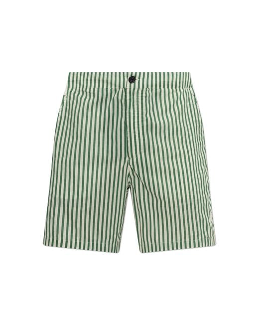 AllSaints Green "Chopin" Shorts for men