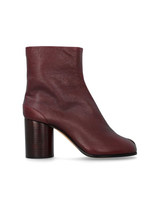 Maison Margiela Brown Boots With 'Tabi' Toe