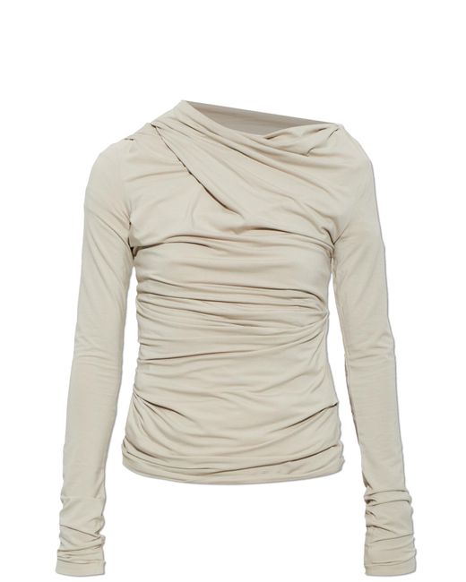 Entire studios Natural Draped Top