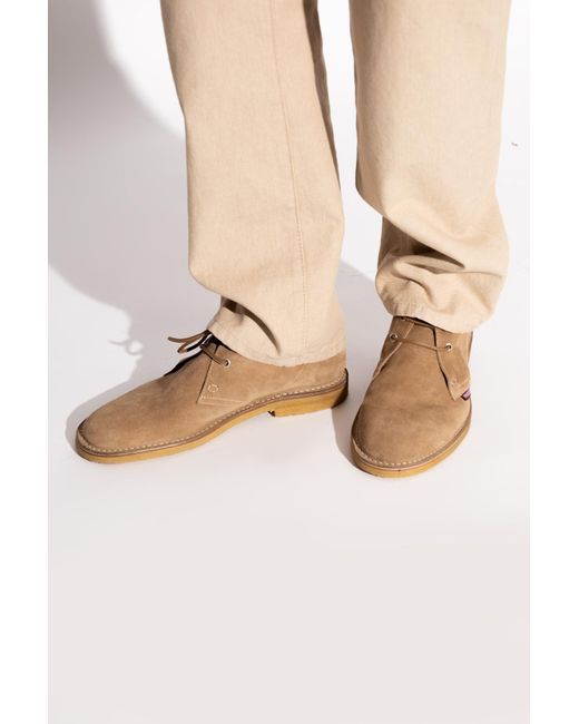 DSquared² Brown Suede Ankle Boots for men