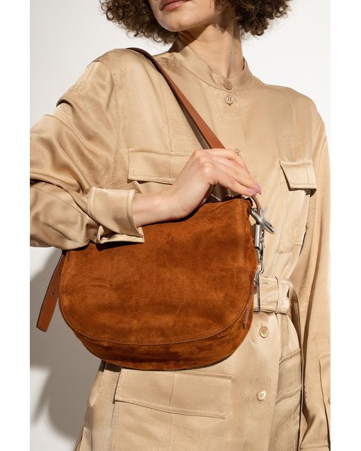 Burberry Brown ‘Knight Small’ Shoulder Bag