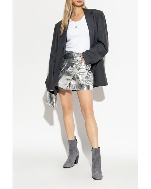 Givenchy White Sleeveless T-Shirt