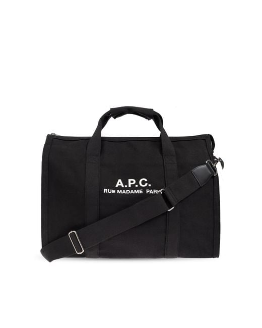 A.P.C. Black Shopper Bag for men