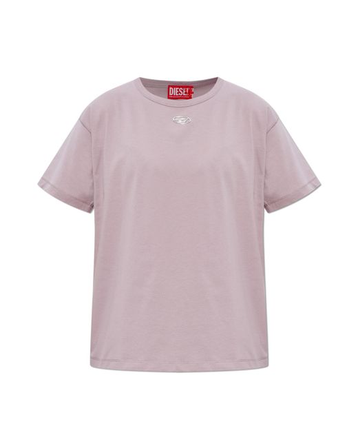 DIESEL Pink T-Shirt 'T-Normy-Od-S1'