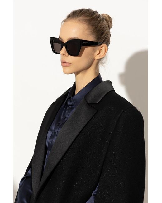 Saint Laurent 'sl 552' Sunglasses in Black | Lyst