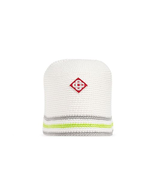Casablanca White Hat With Logo