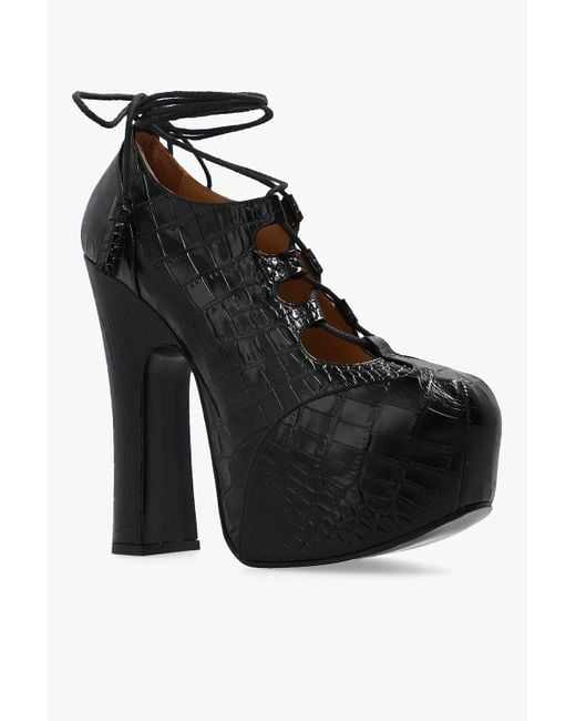 Vivienne Westwood 'elevated Ghille' Platform Boots in Black | Lyst