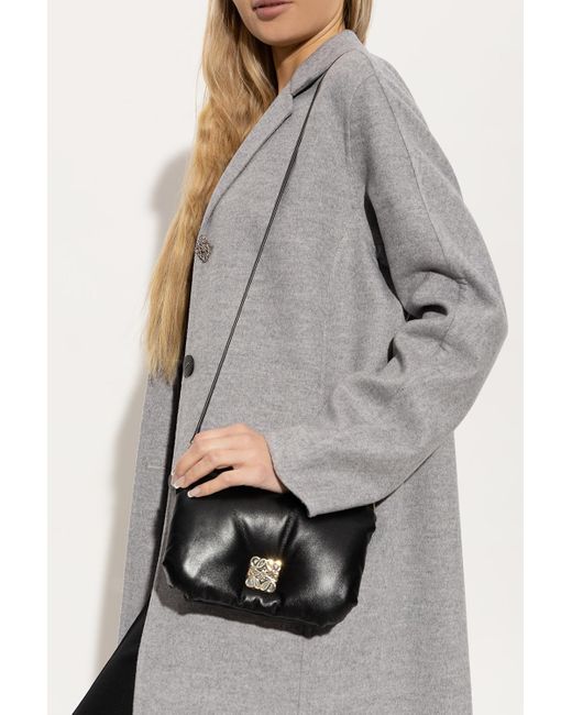 Loewe Goya Puffer Leather Shoulder Bag