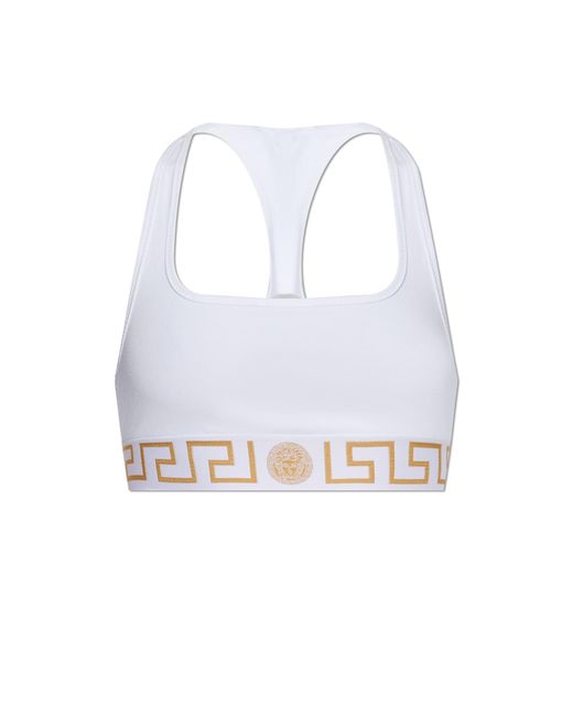 Versace White Cotton Bra