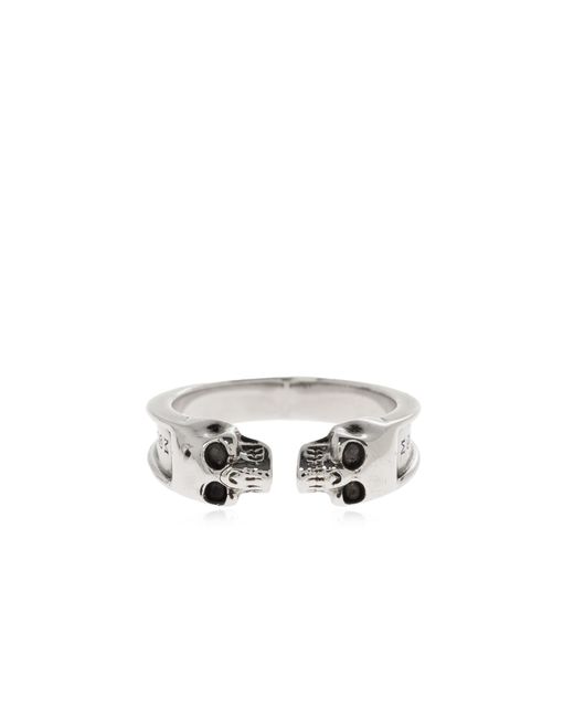 McQueen Metallic Brass Ring for men