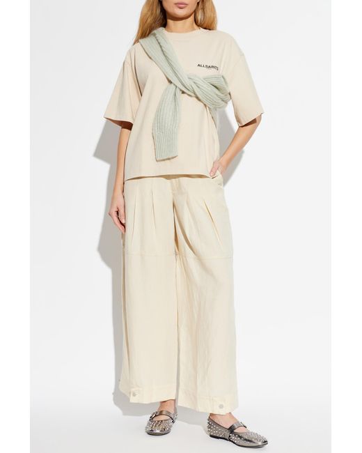 AllSaints White 'Sherell' Trousers