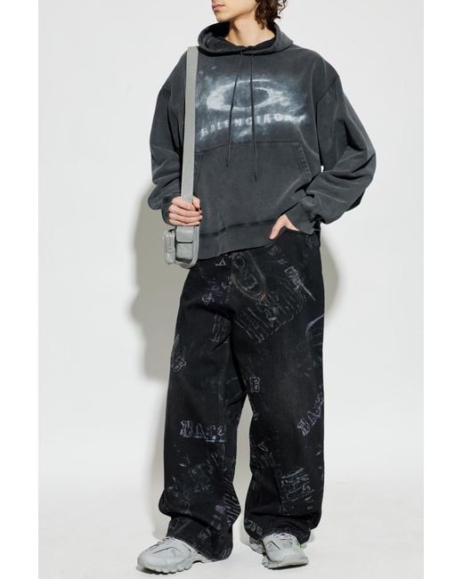 Balenciaga Gray Hoodie for men