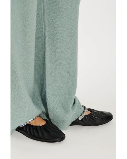 Jimmy Choo Black 'Jade' Ballerinas