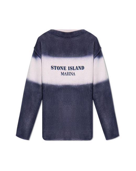 Stone Island Blue The 'marina' Collection Sweater, for men
