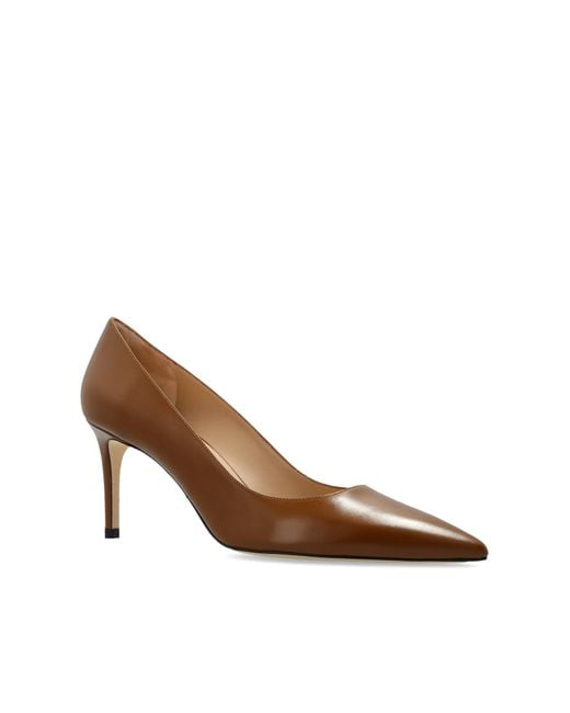 Stuart Weitzman Blue "Stuart Power" Stilettos