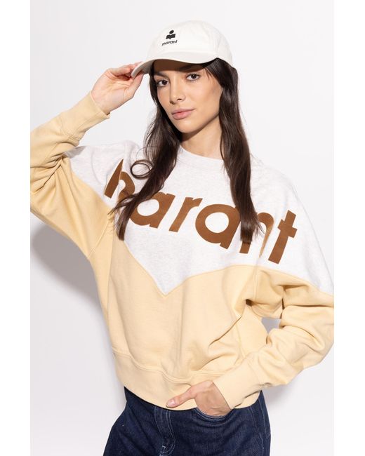 Isabel Marant White "Tomas" Baseball Cap