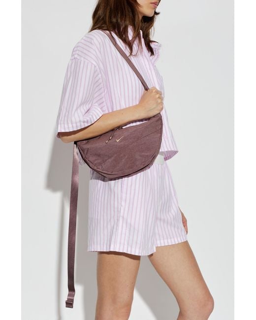 Nike Purple Bag With Logo