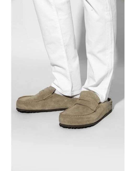Birkenstock Brown Shoes Naples Wrapped for men