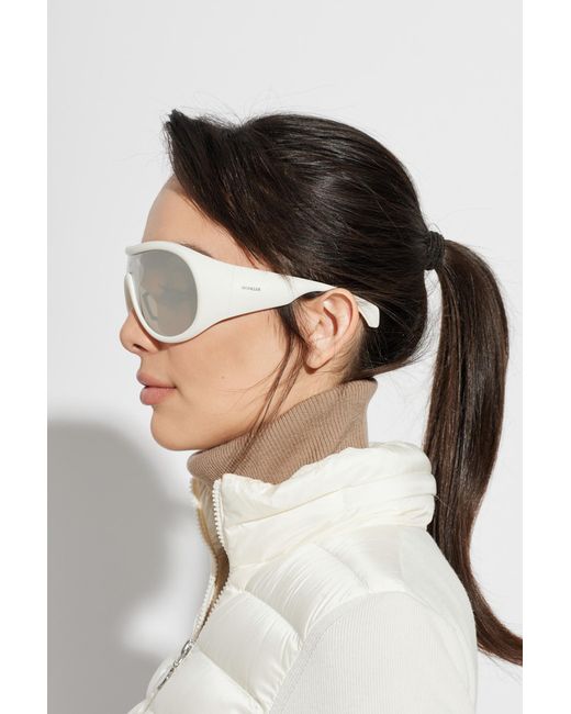 Moncler Natural Cloche Sunglasses