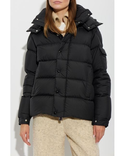 Moncler Black Quilted Jacket 'Maya'