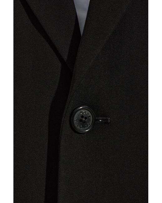 Acne Black Single-Vent Blazer for men