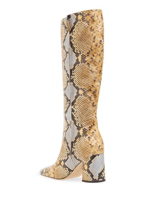 Tory Burch Natural Leather Heeled Knee-High Boots