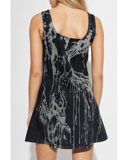 Ganni Black Denim Dress