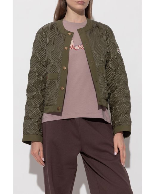 Moncler Green 'Libellule' Puffer Jacket