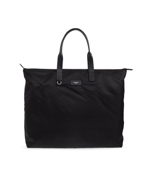 Dolce & Gabbana Black Shopper-Type Bag for men