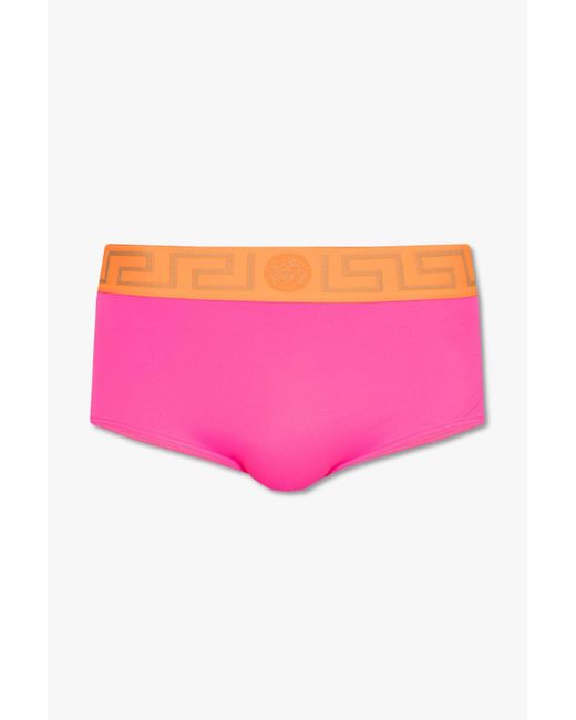 Versace Swim Briefs in Pink for Men | Lyst
