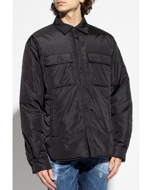 DSquared² Black Jacket With Pockets for men