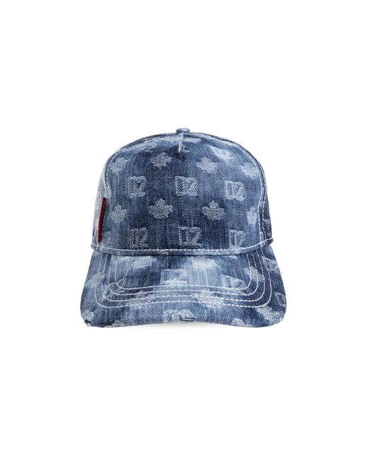 DSquared² Blue Denim Baseball Cap