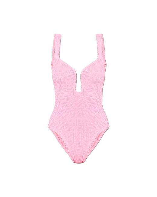 Paramidonna Pink One-Piece Swimsuit "Mika"