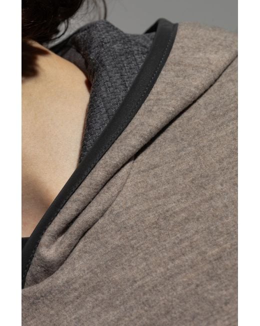 Sease Gray Wool Sweatshirt for men