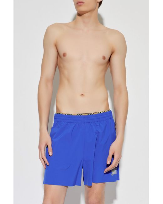 Burberry Blue 'Arden' Shorts for men
