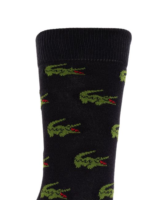 Lacoste Black Branded Socks 2-pack, for men