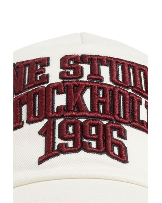 Acne Red Baseball Cap