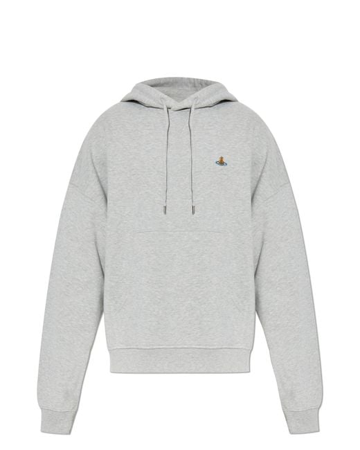 Vivienne Westwood Gray Sweatshirt With Logo for men