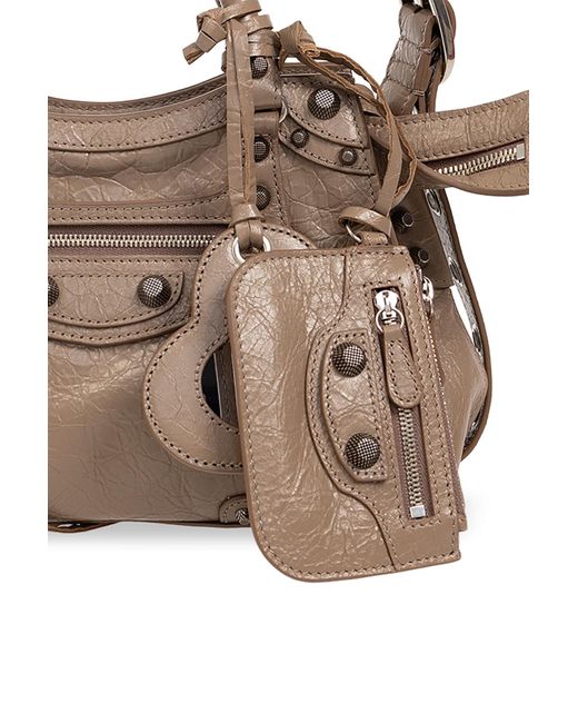 Balenciaga Brown ‘Neo Cagole Xs’ Shoulder Bag