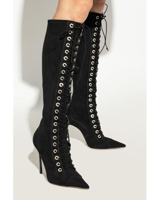 Casadei Black Heeled Boots