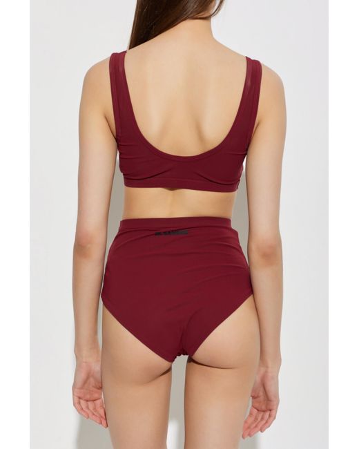 Jil Sander Red Bikini Bottom