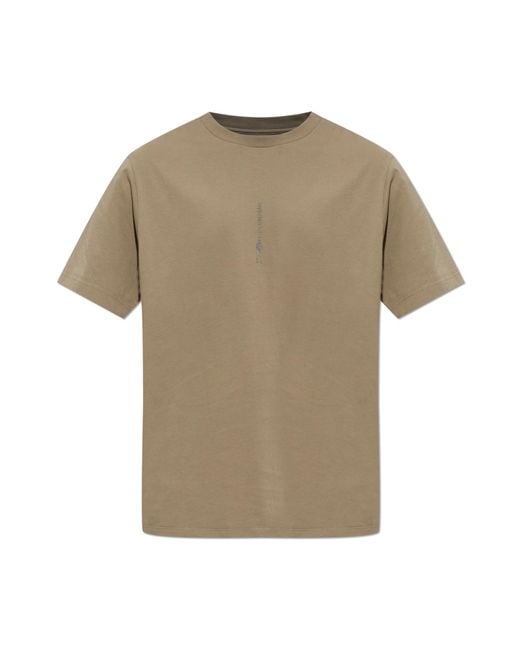 C P Company Natural T-Shirt With Logo for men