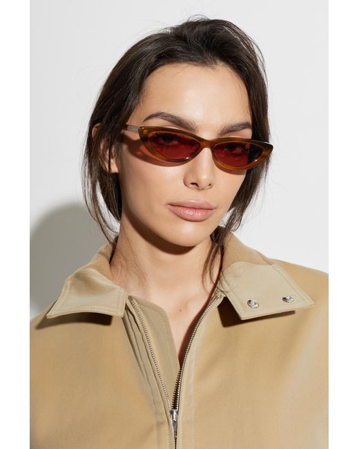 McQueen Orange Sunglasses