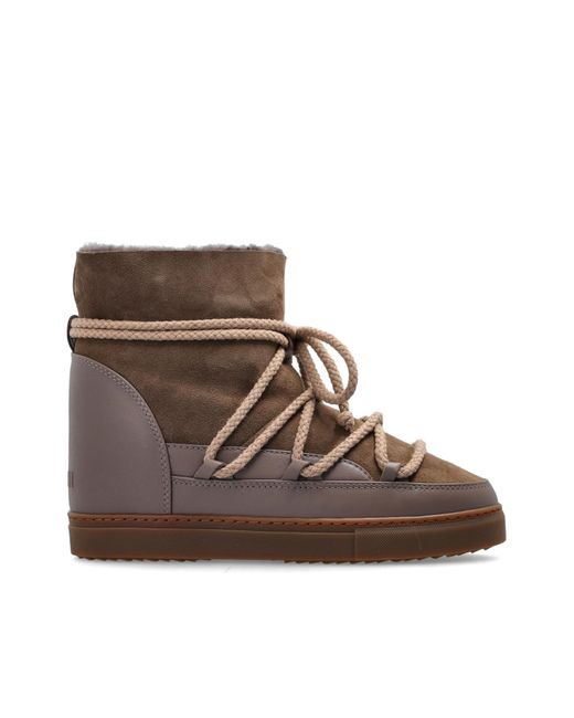 Inuikii Brown "Classic Wedge" Snow Boots