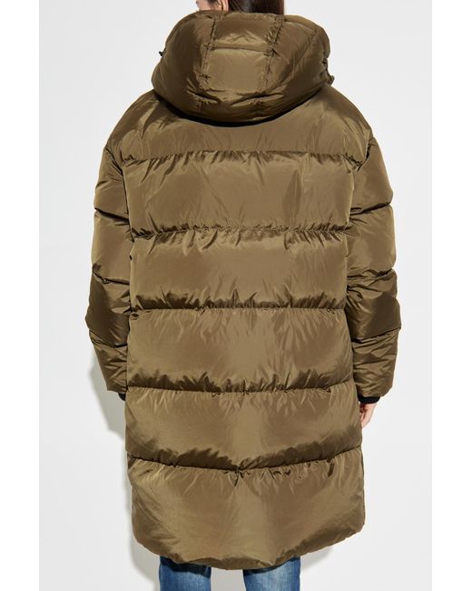 DSquared² Green Long Down Coat