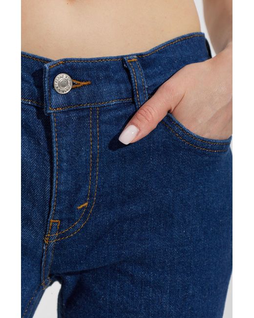 Re/done Blue 'Lean' Jeans