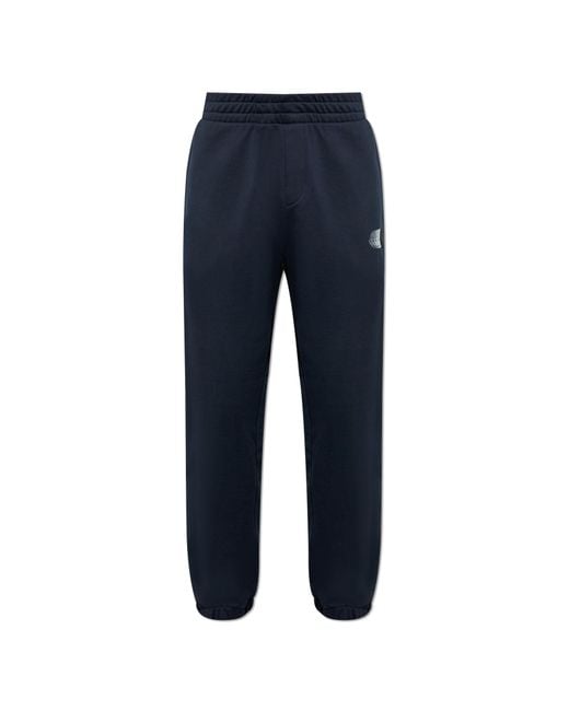 Moncler Blue Sweatpants for men