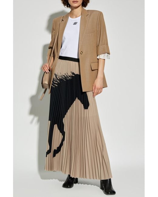 Munthe Natural Pleated Skirt