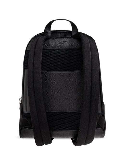 COACH Black 'Wade' Backpack for men