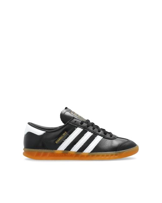 Adidas Originals Black Sports Shoes Hamburg W